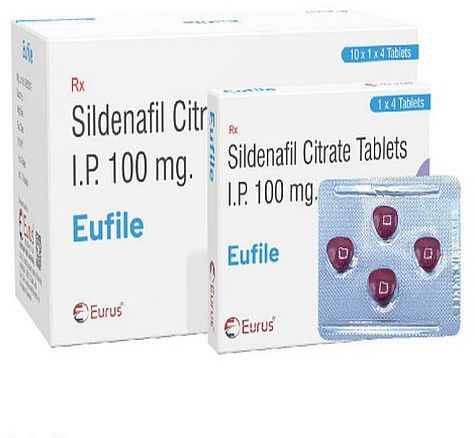 Eufile Tablets, Composition : Sildenafil 100mg
