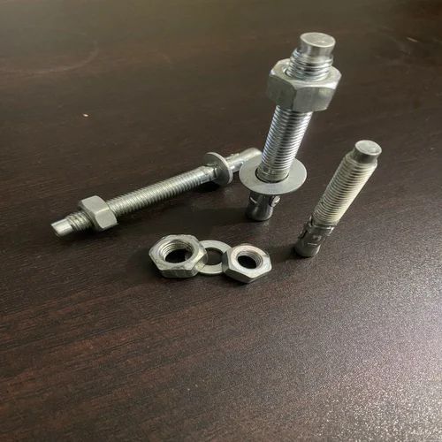 Polished Stainless Steel 10x100mm Wedge Anchor Thru Bolt for Fitting Use