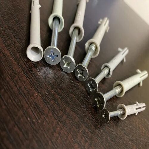 Silver Nylon Frame Fixing Screw
