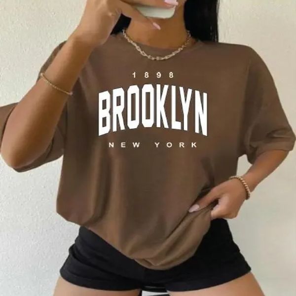 Ladies Stylish Printed Oversize T-Shirt