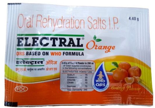 4.40 Gm Orange Flavour Electral Powder