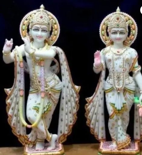 Radha Krishna Jodi Marble Arts
