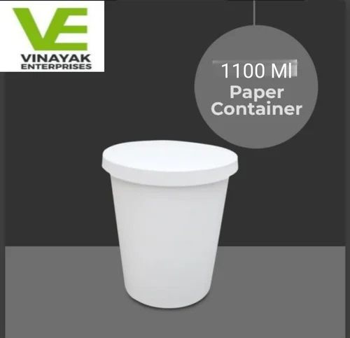1100 ML Paper Container With PaperLid