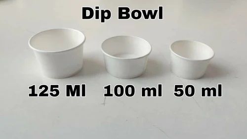 125 Ml Dip Bowl For Packaging Paper Container