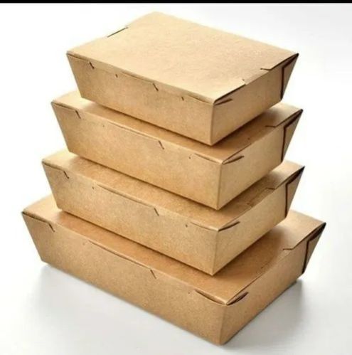 Kraft Square Food Box