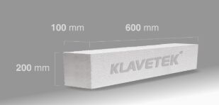 Klavetek AAC Block - 24 Inch X 10 Inch X 4 Inch