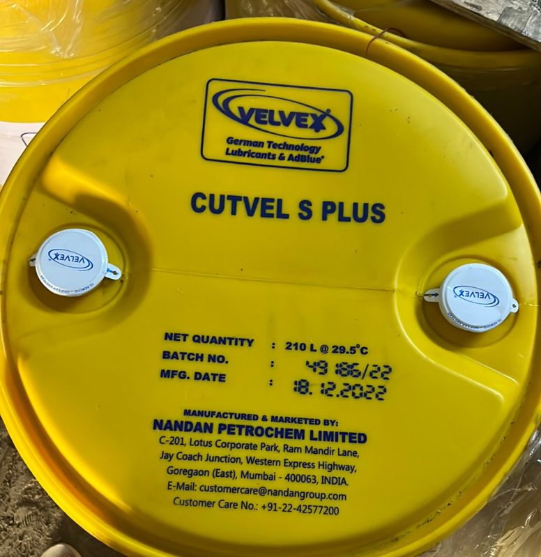 Velvex Cutvel S Plus Premium Water Soluble Cutting Oil
