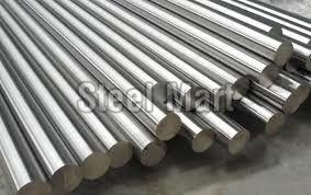 Polished Grade 2 Titanium Round Bar, Color : Silver for Industrial Use