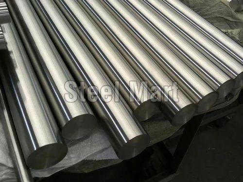 Polished Grade 3 Titanium Round Bar, Color : Silver for Industrial Use