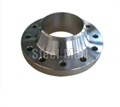 Polished Stainless Steel WNRF Flange, Color : Silver