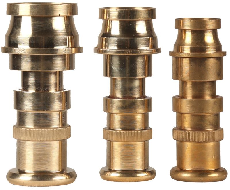 John Morris Dual Purpose Fire Hose Nozzle Brass 38/50/65mm Instantaneous