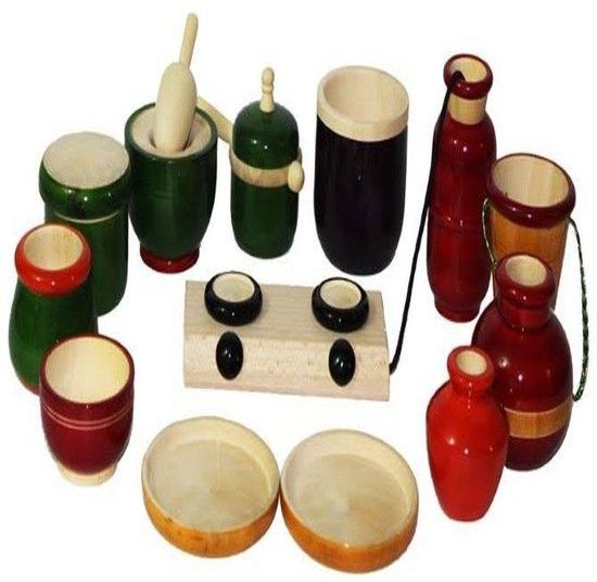 Wooden Toy Crockery