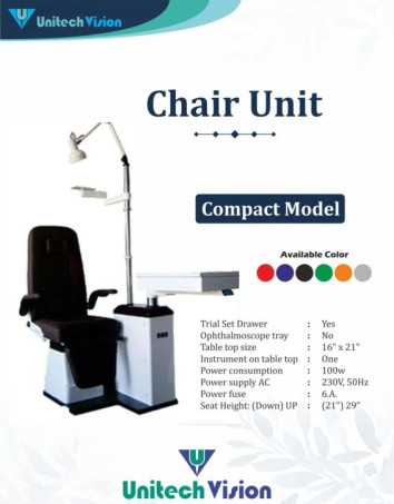 Refraction Chair Unit Compact Model with stool and remote drum