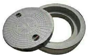 RCC Manhole Cover With Frame, Color : Grey
