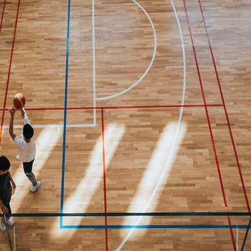 Glossy Basketball Court Floorings