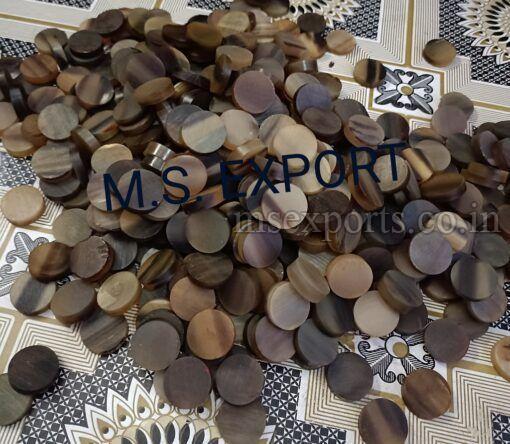 Buffalo Horn Button Blanks