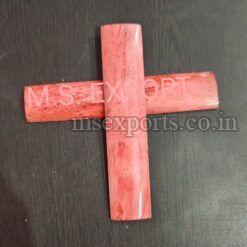 Pink Camel Bone Knife Handle Scale