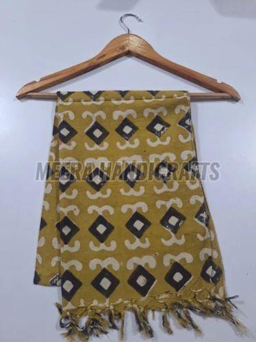 Hand Block Printed Soft Mulmul Cotton Stole