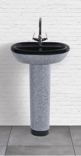 Ceramic Pedestal Free Standing Wash Basin