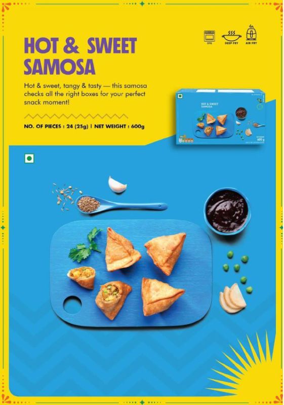 Hot & Sweet Samosa Ready To Eat Food