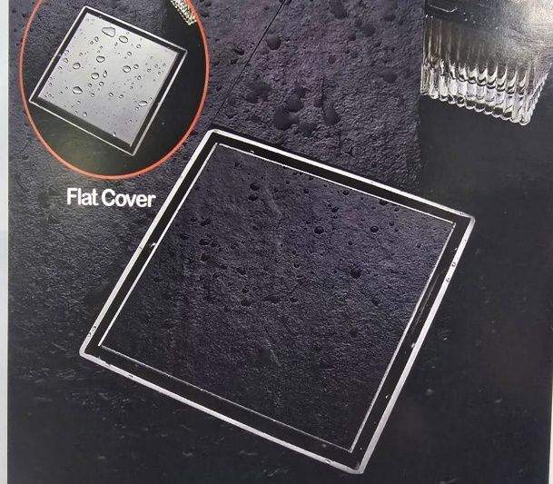 square tile insert floor drain