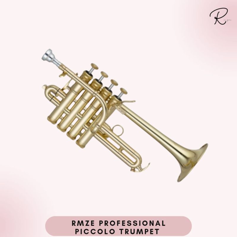 Rmze Professional Grade-1 Gold Piccolo Trumpet