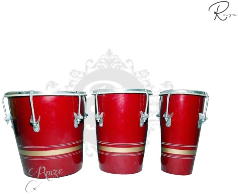 Rmze Standard BON-11 Triple Wooden Bongo Drum Set