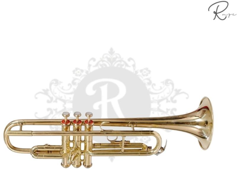 Rmze Standard TRUM-12 Gold Bb Trumpet Set - Musical Instrument