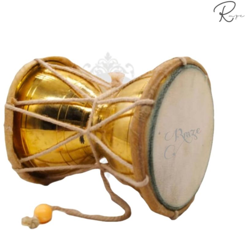 Rmze Standrad DAMRU-101 Brass Damru - Musical Instrument