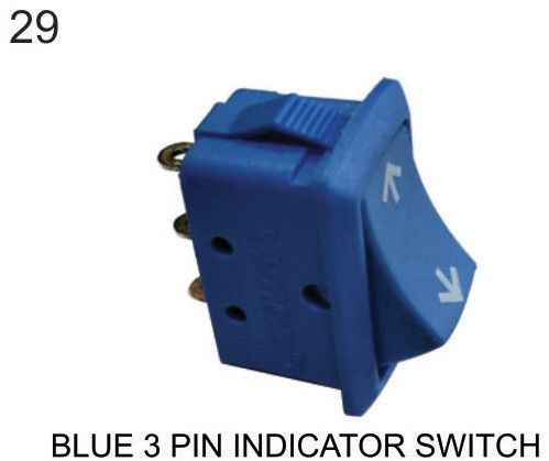 IMPORTED Plastic E-Rickshaw Indicator On/off Button Rocker Switch