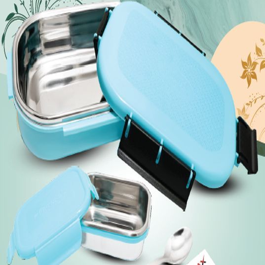 Blue Stainless Steel Lunch Box
