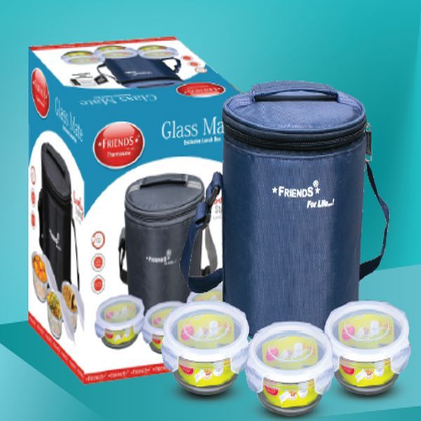 Duro Glass Mate Exclusive Bowl  Lunch Box