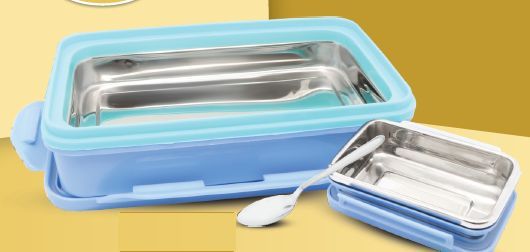 Sleek Stainless Steel Lunch Box