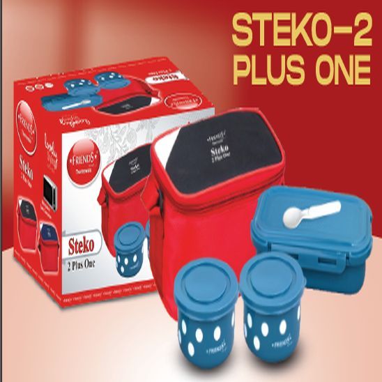 Steko-2 Plus One Stainless Steel Lunch Box