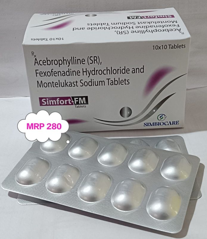 Acebrophyline Ferofenadine Montelukast Tablets
