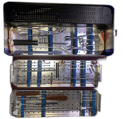 Stainless Steel Small Fragment Instrument Set, Color : Silver