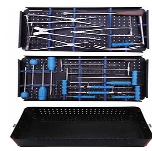 Stainless Steel Spine Instrument Set, Color : Silver