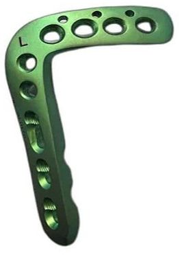 Color Coated Titanium Lcp Anroletral Plate, Shape : J Shape