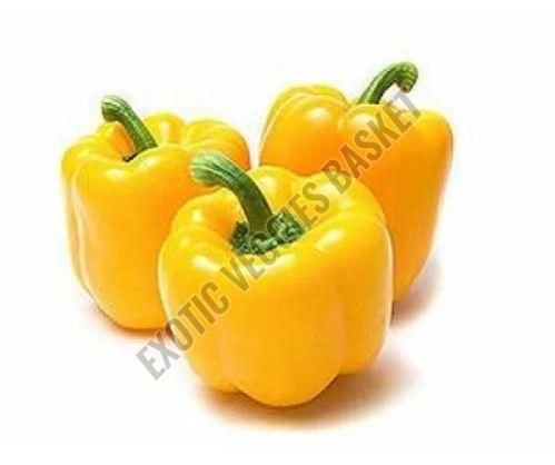 Organic Fresh Yellow Capsicum, Storage Tips : Keep In Cold Storage