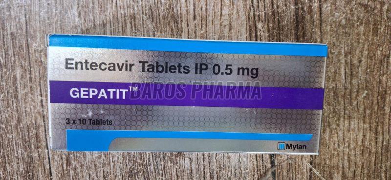 Gepatit Entecavir 0.5mg Tablets