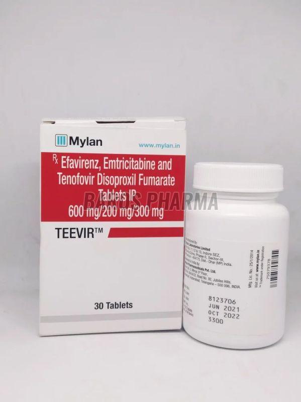 Teevir 200 Mg 300 Mg 600 Mg Tablet