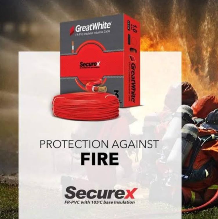 Great White Flame Retardant PVC Insulated Cables