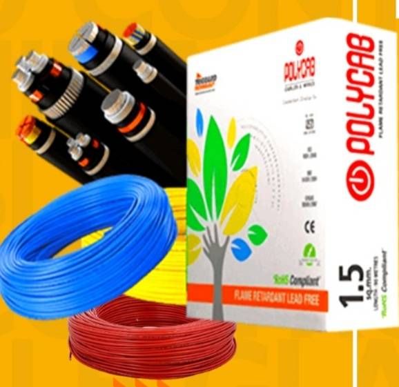 1.5 Sqmm Polycab PVC Insulated Cables