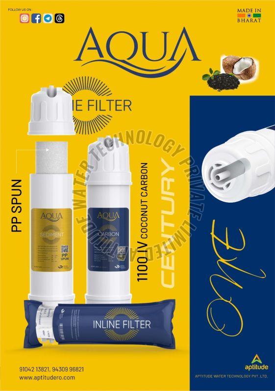 Aqua Century Inline Filter Cartridge (Coconut Carbon 1100 IV)