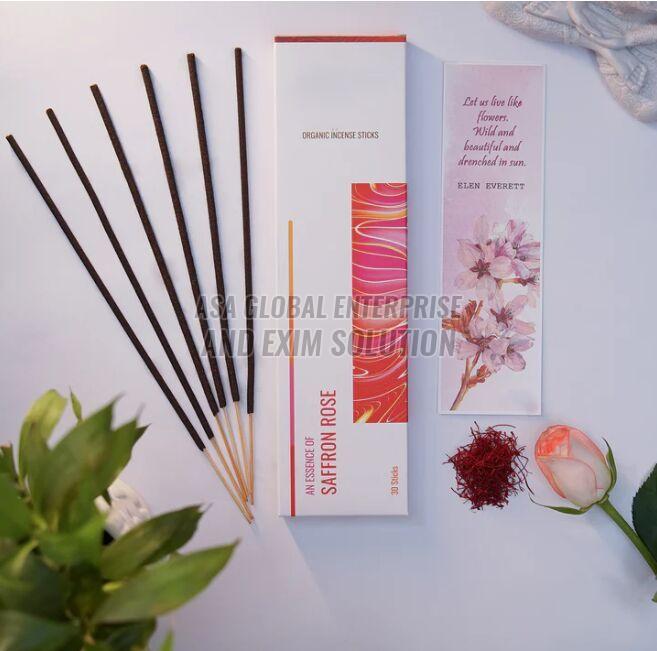 Saffron Rose Incense Sticks