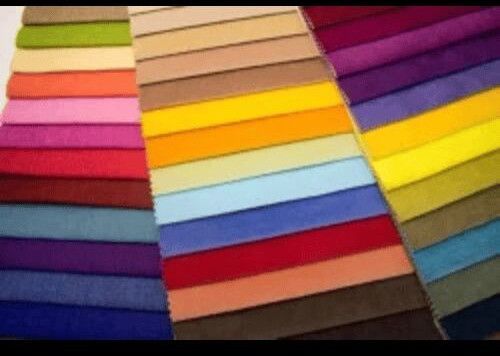 Knitted Plain Cotton Fabric, Color : Multicolor for Garments