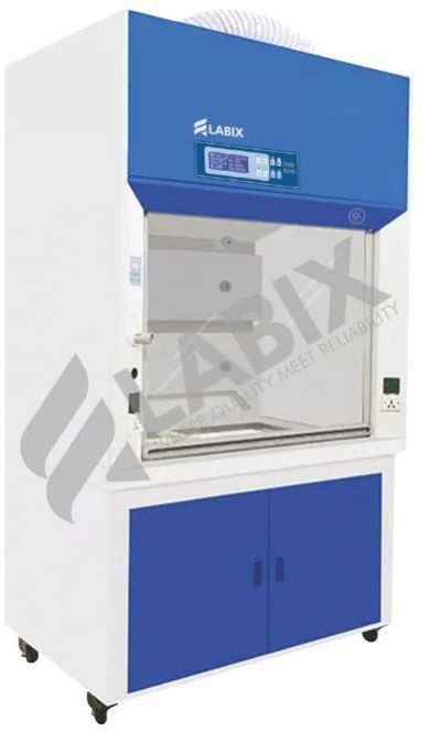 Fume Hood With Digital Air Flow Monitor And Exhaust System