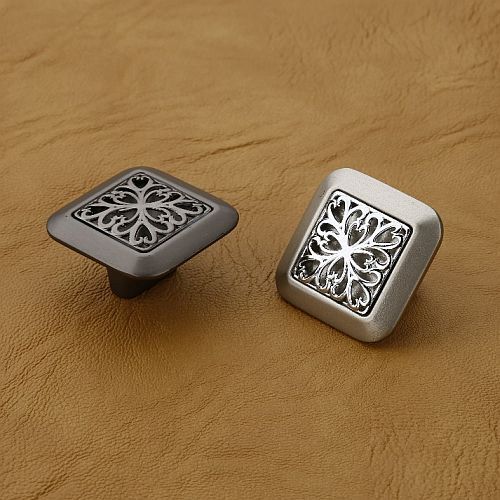 Designer Stainless Steel Square Drawer Cabinet Knob