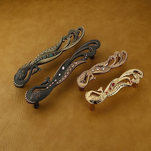 Mayur-GD Peacock Design Door Pull Handle