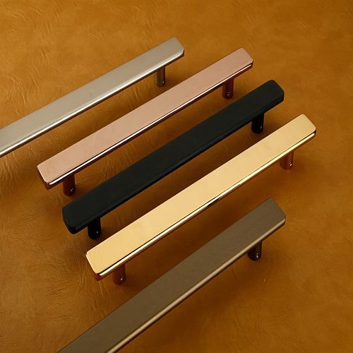 Polished Metal Rectangular Plain Door Pull Handle